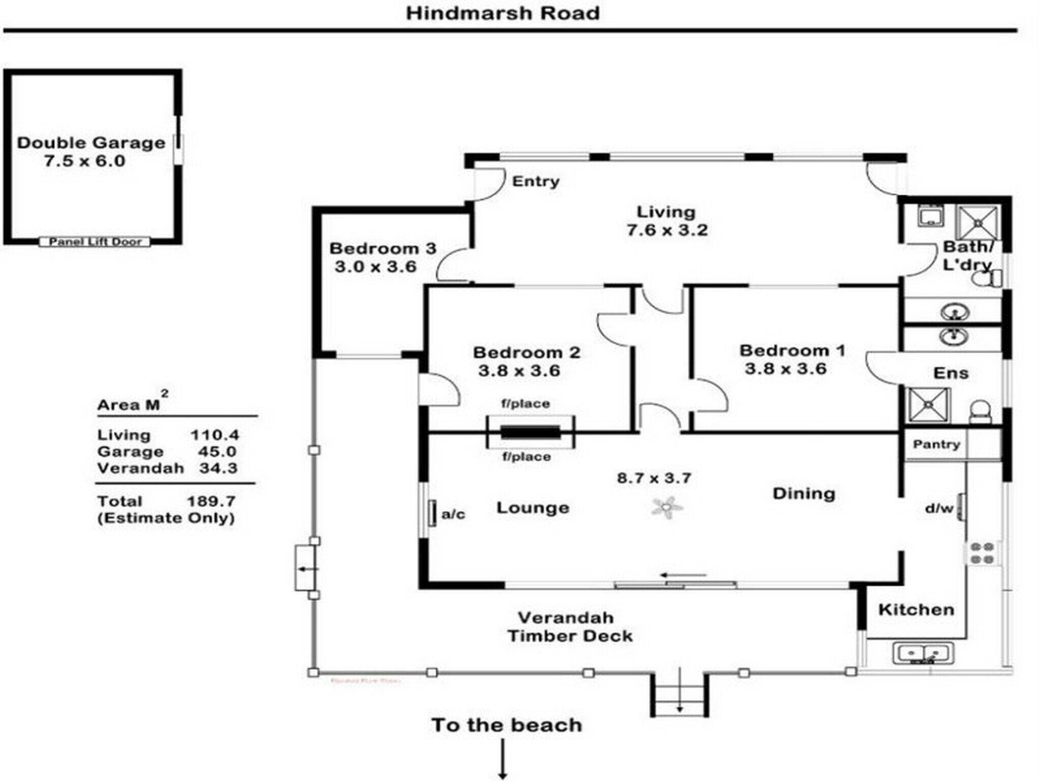 Absolute Beachfront 3BR 2BA Home w/ Beach Track — image 4
