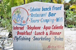 Experience the ultimate beach getaway at Costa del Sol, offering beach front access, restaurant, bar, and a range of activities including flyfishing and snorkeling.
