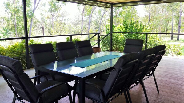 Outdoor dining