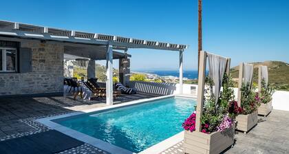 Villa Thetis with private pool and sea view