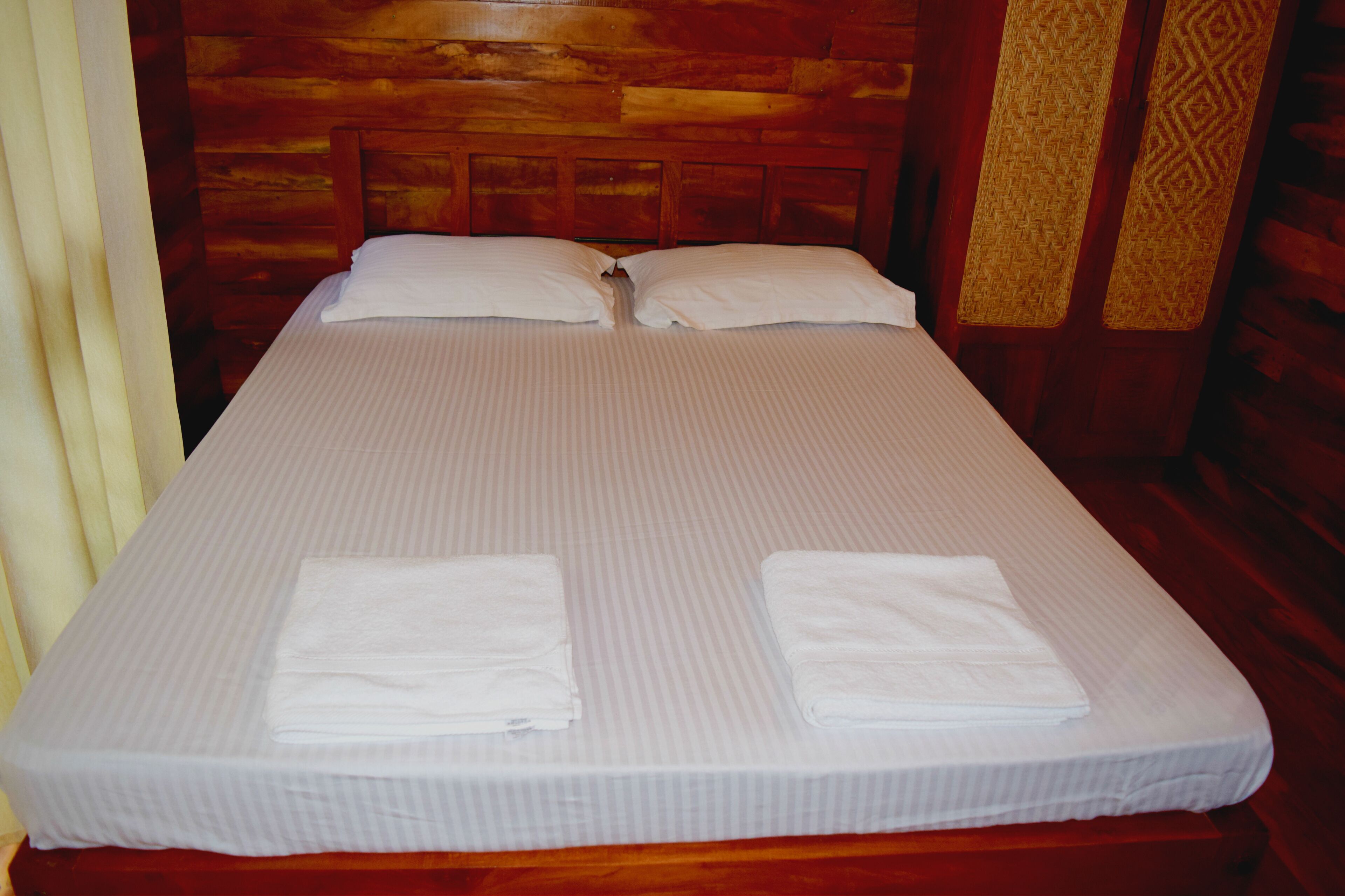 Wooden cottage in the middle of nature