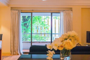 Comfort Apartment, 2 Bedrooms, Non Smoking | Living area | 32-inch TV with cable channels - Downtown Retro Serviced Apartment (Ho Chi Minh City)