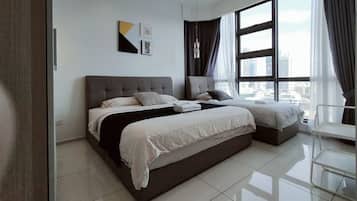 2 bedrooms, desk, iron/ironing board, free WiFi