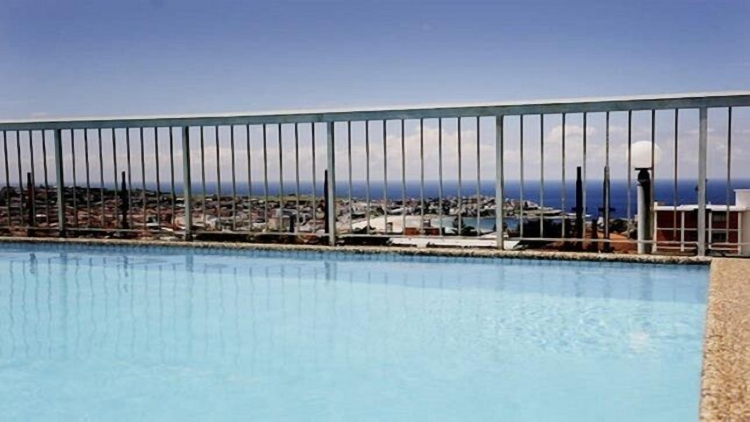 Outdoor pool, a rooftop pool