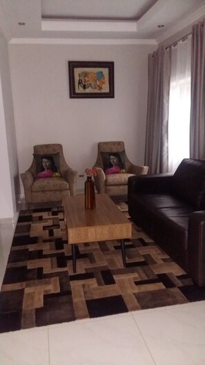 TV, bøker og stereoanlegg