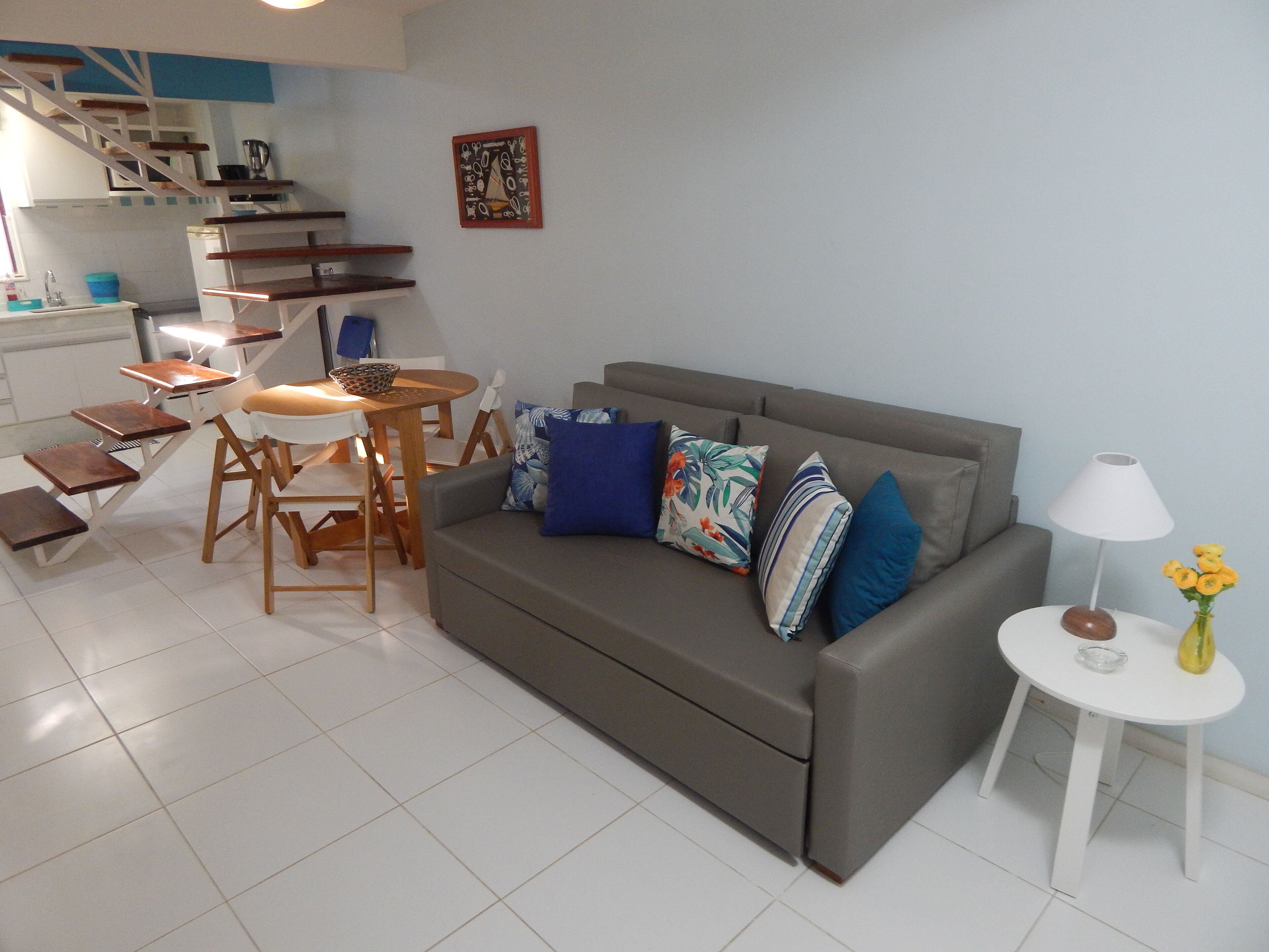 Only 7 minutes walk from the right corner, the trendiest beach of Geribá!