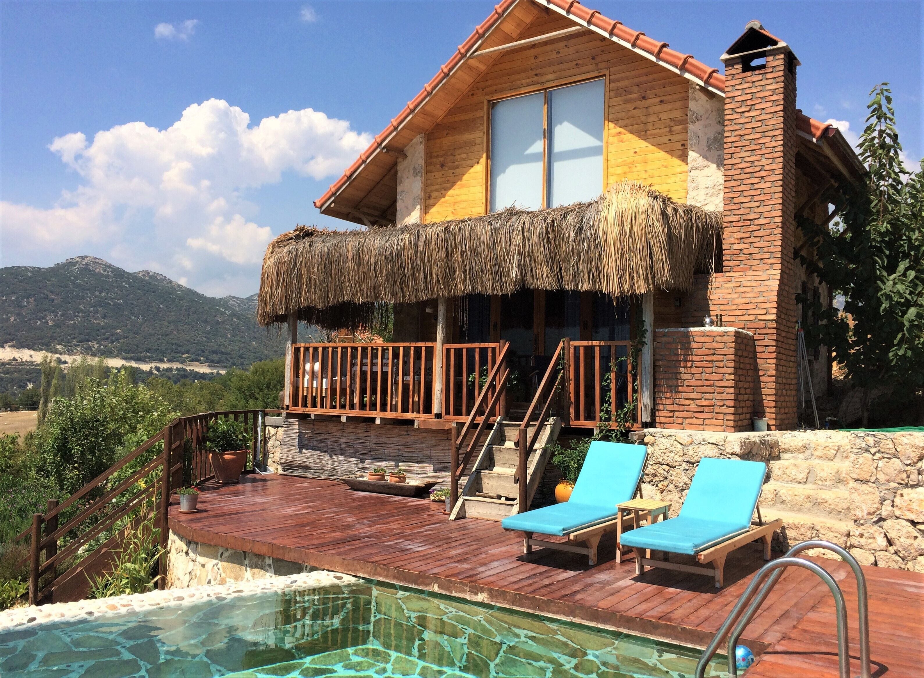 \"Ceviz Cabin\"  An ultimate Mediterranean eco friendly mountain retreat...