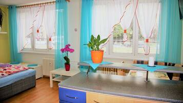 1 bedroom, internet, bed sheets, wheelchair access