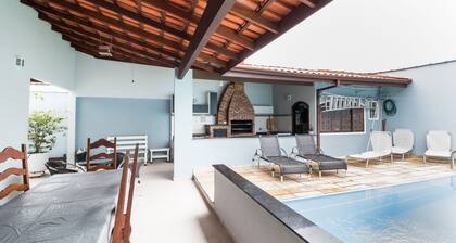 Paras sijainti Caraguássa uima-altaalla - 5 makuuhuonetta - jopa 20 henkeä