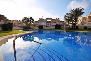 Pool - Cosy flat on second floor with large pool (Orihuela)