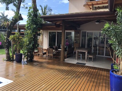 Maresias Beach. House in very quiet family condominium, for rest.