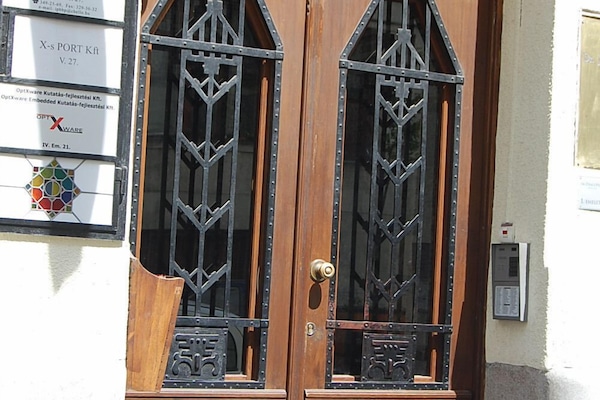 the building entrance