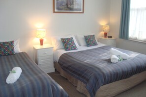 1 bedroom, iron/ironing board, bed sheets