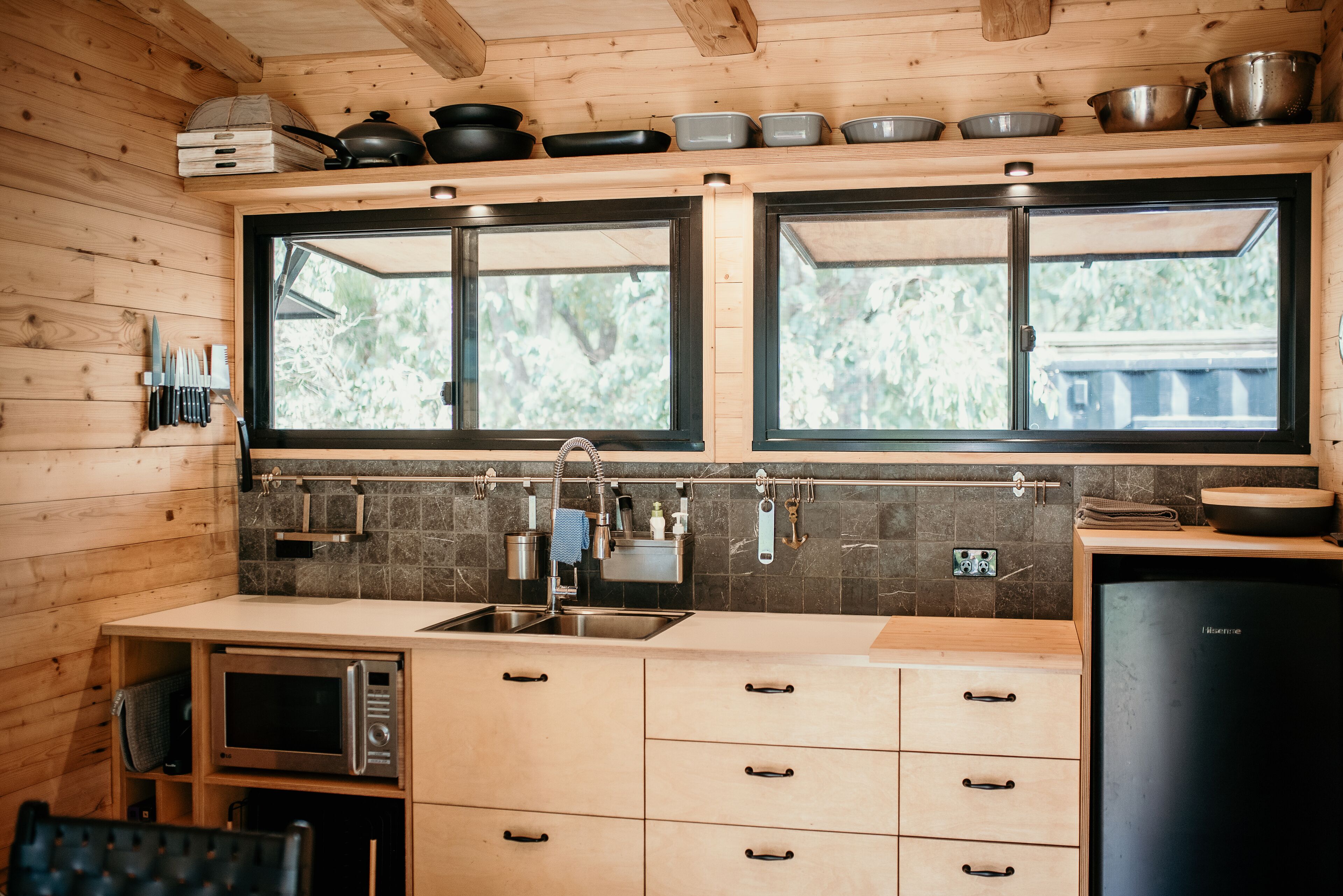 Eagle Bay CABIN - a rare find with direct beach access and large lawn area.