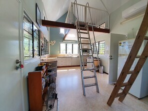 Interior - Kibara Beach House-great getaway, spa on front deck overlooking the water (Dundee Beach)