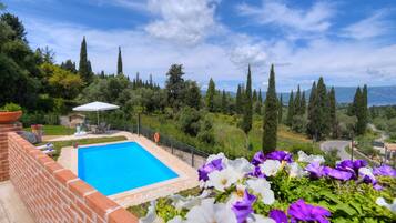 Außenpool, Liegestühle