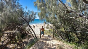 Beach nearby - Waves Beach House with views of Mt Coolum (Mount Coolum)