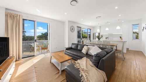 Waves Beach House with views of Mt Coolum