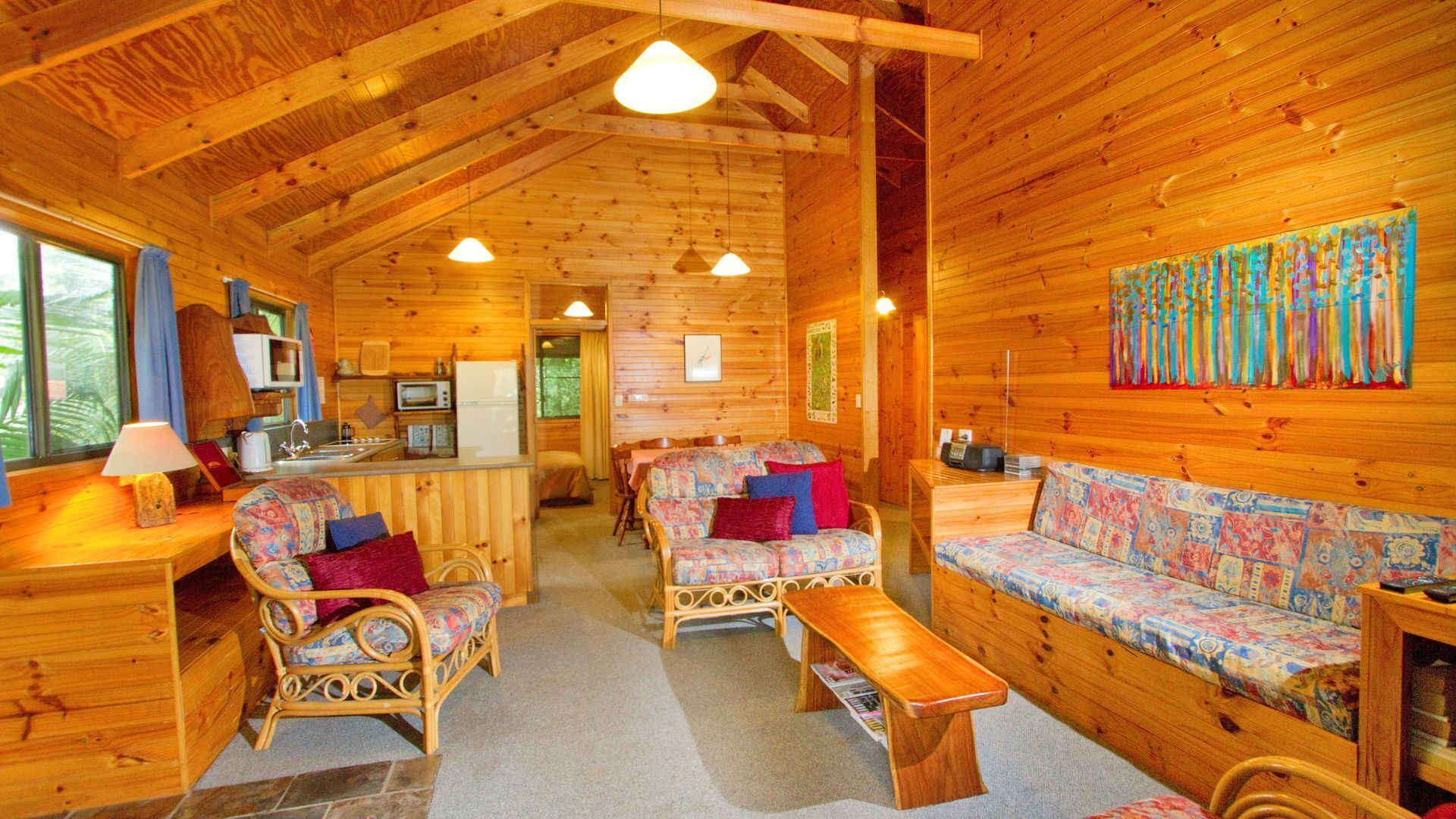 Self-contained timber cottage in the rainforest perfect for families.