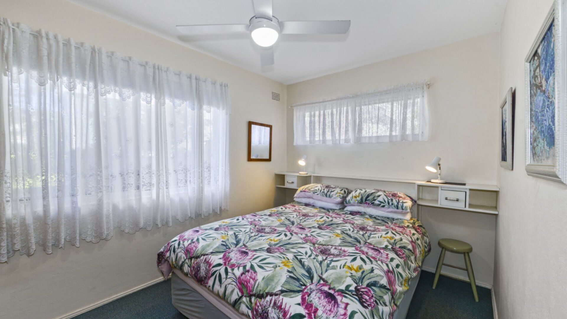 2 bedrooms, iron/ironing board, free WiFi, bed sheets