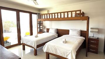 4 habitaciones y caja de seguridad en la habitación