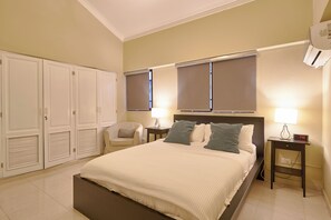 4 slaapkamers, luxe beddengoed, bedden met traagschuimmatras