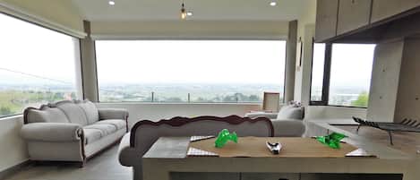 Uitzicht vanuit accommodatie