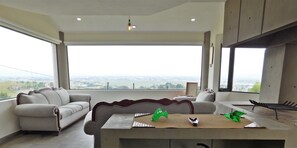 Uitzicht vanuit accommodatie
