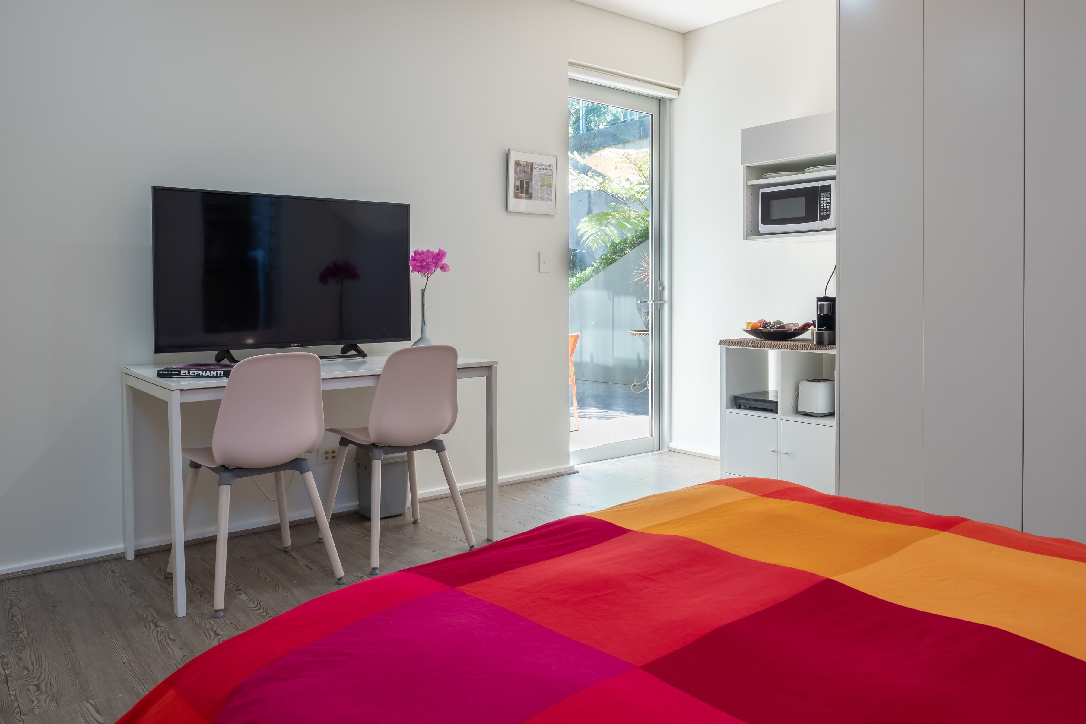 1 slaapkamer, een bureau, een strijkplank/strijkijzer, gratis wifi