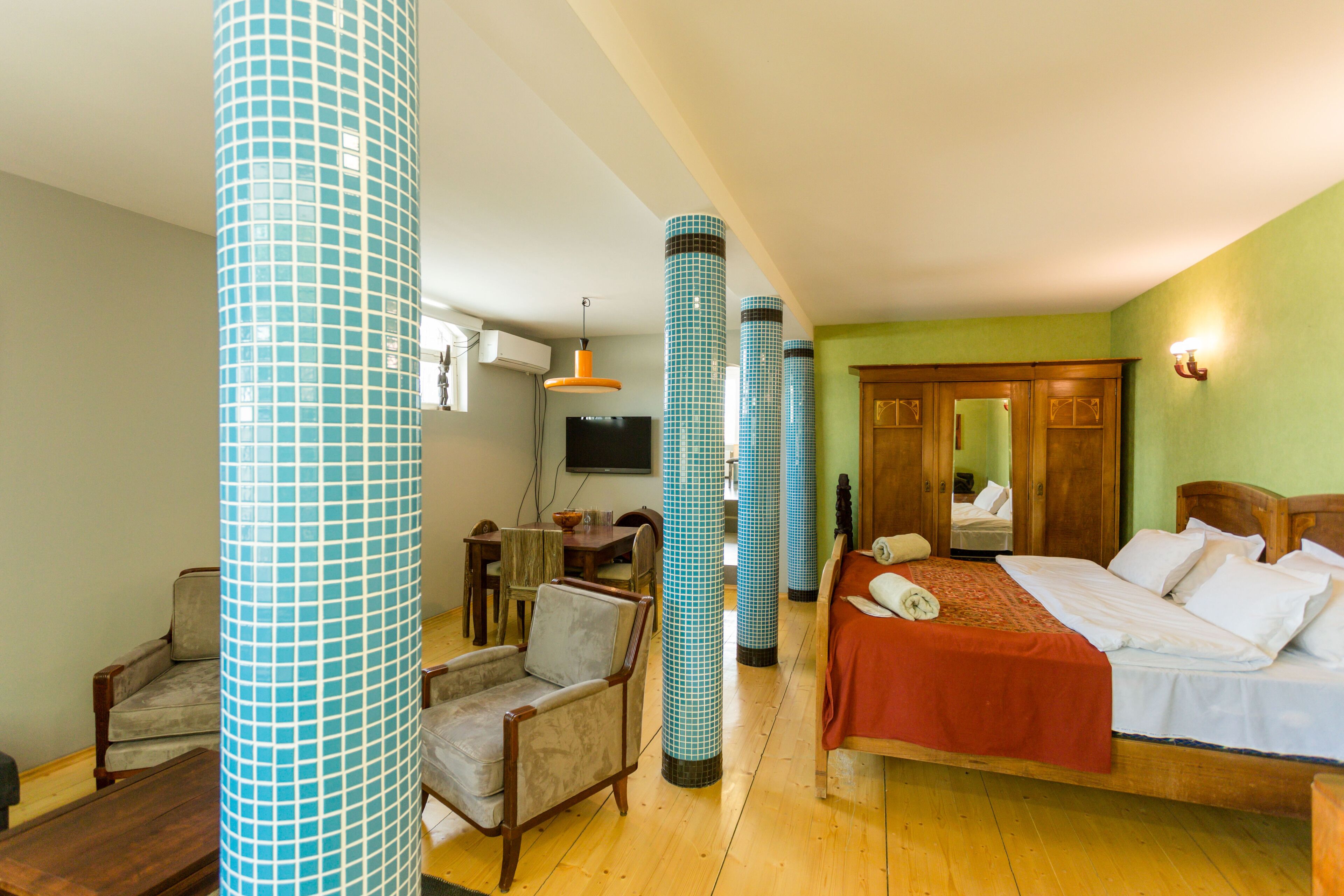 Pengeskab på værelset, strygejern/strygebræt, Wi-Fi, sengetøj