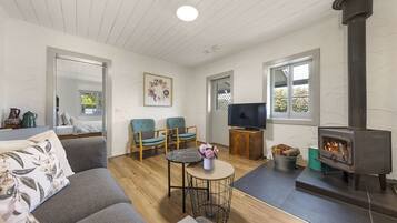 Téléviseur, foyer, lecteur de DVD, jouets