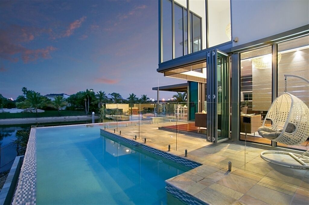 Surrounded By Water home is truly a masterpiece of style and luxury.