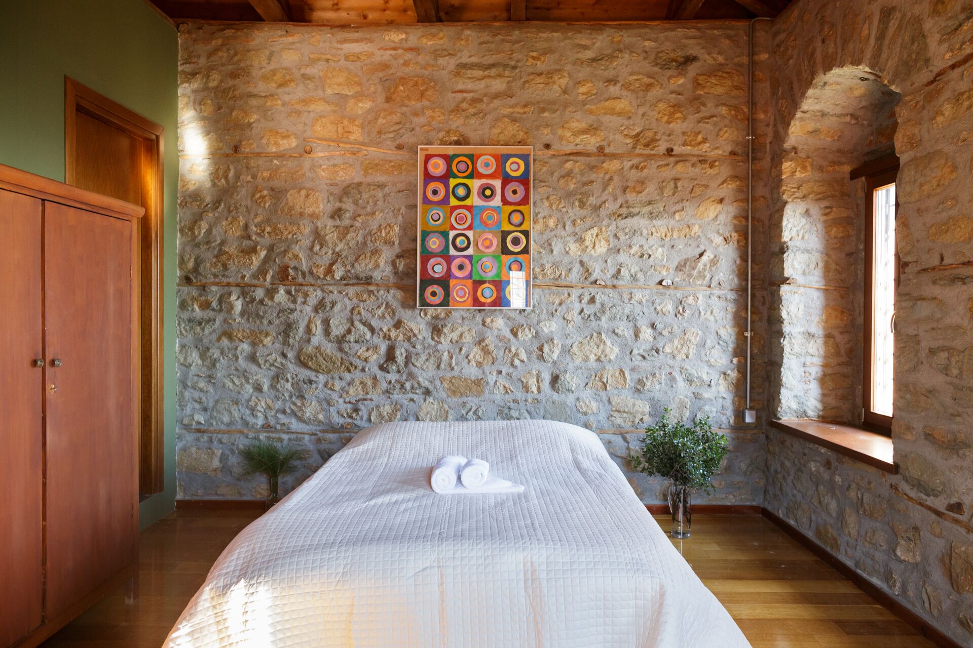 Cottage House in Traditional Greek Village