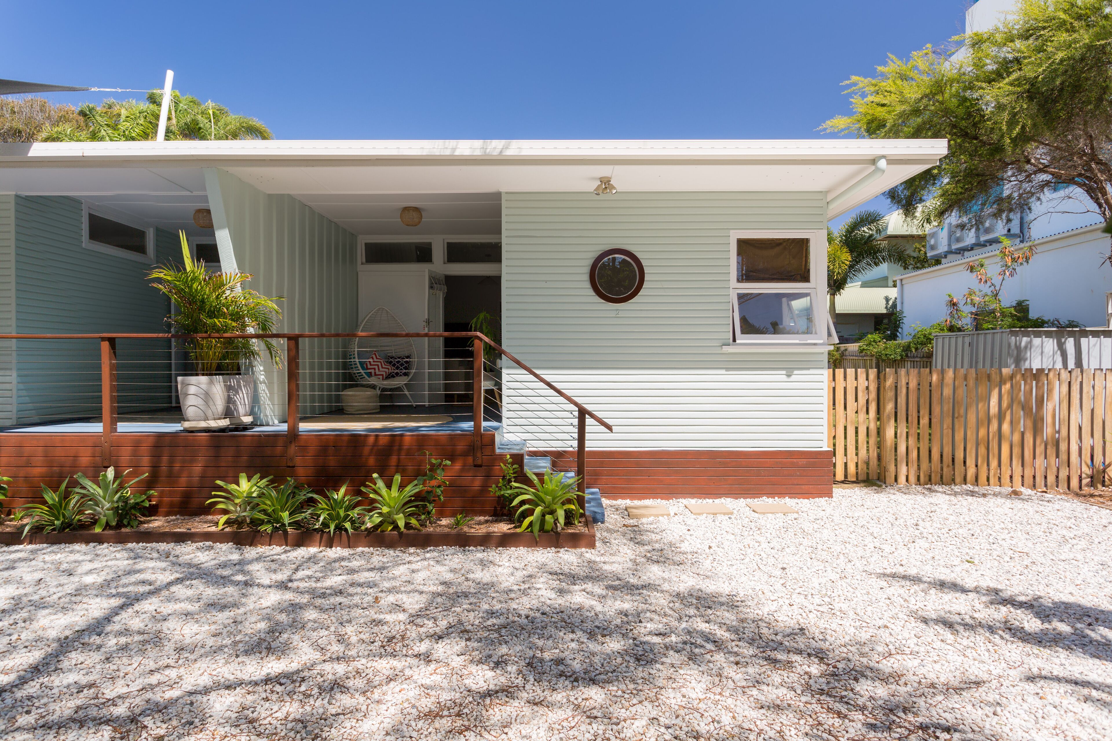 Cottage 2- Beachside Cottage acrooss from the Beach