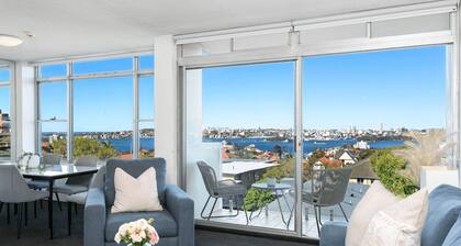 Cremorne- HARIS- Harrison St - 2BR Apartment with Stunning Harbour Views Balcony Near Neutral Bay