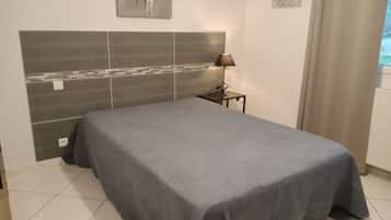 1 bedroom, iron/ironing board, travel crib, free WiFi