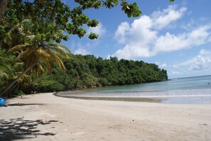 Beach nearby, beach towels - Lovely villa overlooking the beautiful La Sagesse Bay. (La Sagesse)