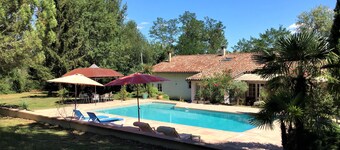 Charmingly converted barn with pool in the Garonne Valley in a 2acre garden