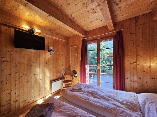 Chalet flair with its own wellness area