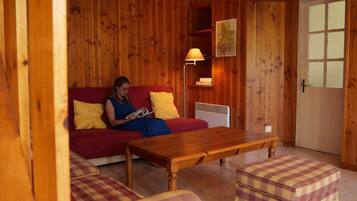 Télévision, cheminée