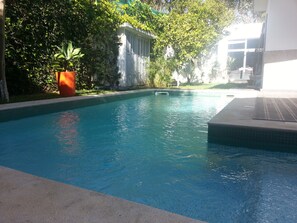 Pool - At El Jadida, UNESCO World Heritage city, Magnificent 1930's Villa located downtown at 5 min from the sea (El Jadida)