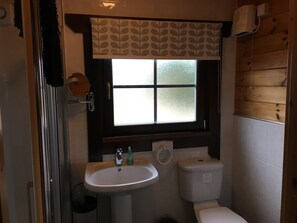 Dusche, Haartrockner, Seife
