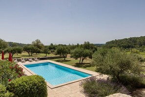 Pool - Charming, luxurious house in Cotignac for 8 p with pool surrounded by vineyards (Cotignac)