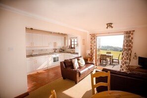 TV, DVD player - 2 bedroom ground floor cottage with fantastic panoramic sea view (St Austell)