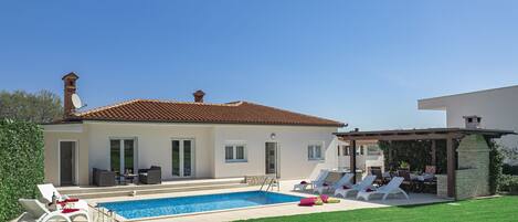 Una piscina riscaldata