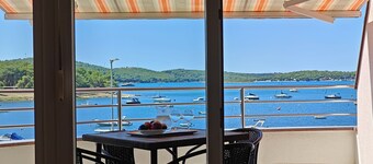 Stunning views penthouse sea front apartment, special location with terrace