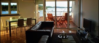 Stunning views penthouse sea front apartment, special location with terrace