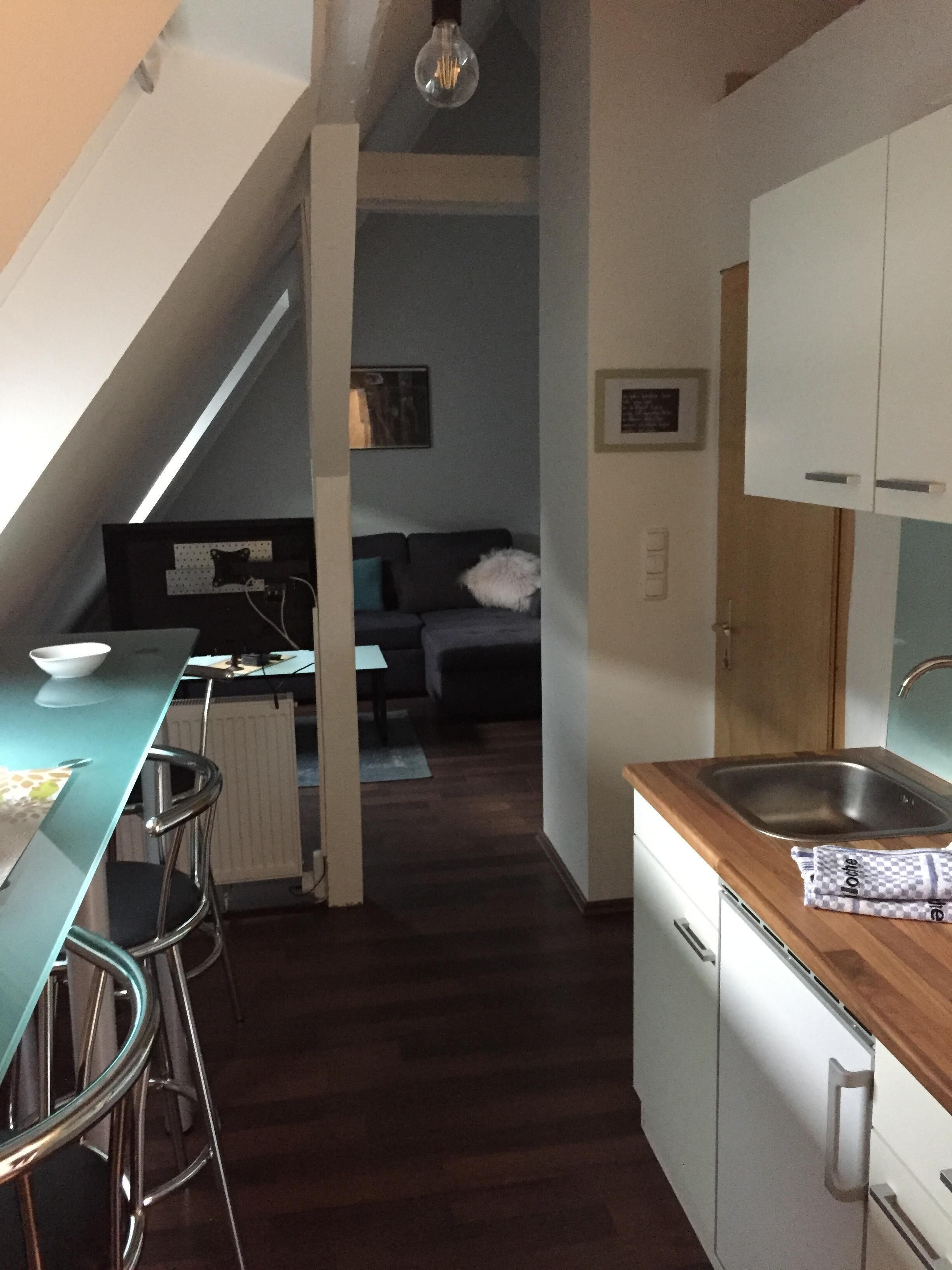 Glückauf in the Steigerhaus - attic "Knappenglück" - beautiful and inexpensive