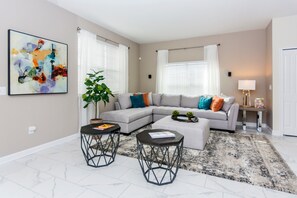 Townhome, 5 Bedrooms | Living area | Flat-screen TV, video game console - Dream Vacation Home Close to Disney SL4839 (Kissimmee)