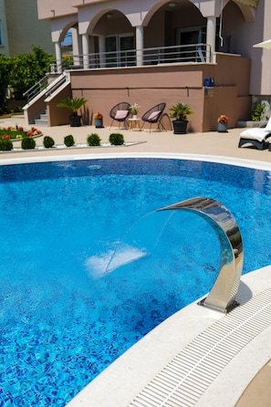 Pool - Exclusively furnished apartment upstairs waiting for you. (Biograd na Moru)